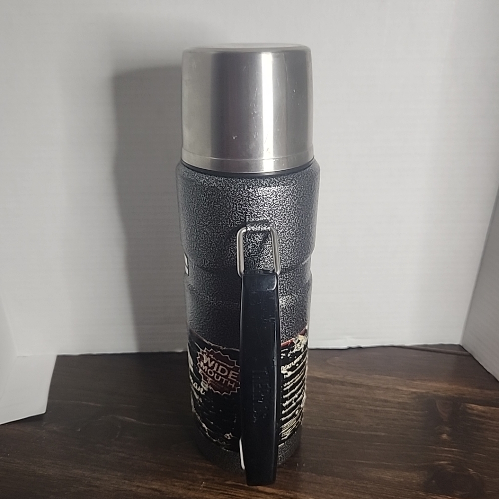 Vintage Sportsman Series Thermos 40 oz TherMax Stainless Steel Food Beverage - Picture 4 of 9